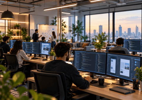 The Software Solutions Inc. engineering team at work